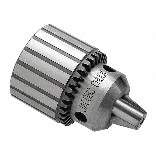 Jacobs 6208D Medium Duty Plain Bearing Drill Chuck – 1/4" Capacity, 3/8"-24 Taper Shank