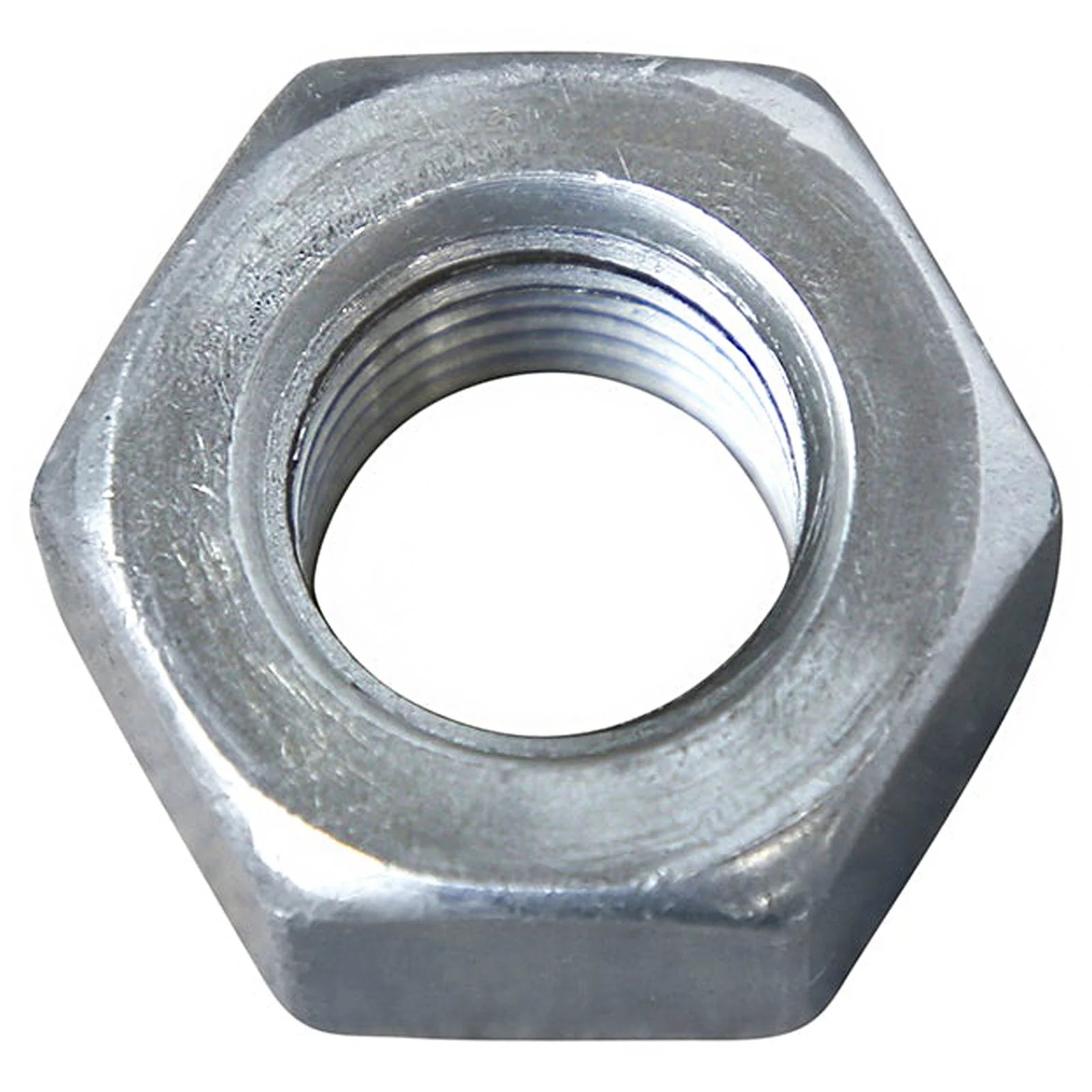 7/8"-9 Left Hand Plain Finish Hex Nut – Steel, Grade A