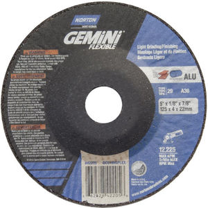 Aluminum Oxide Depressed Center Cutting Wheels – 5" to 7", 24–60 Grit