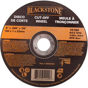 Aluminum Oxide Depressed Center Cutting Wheels – 5" to 7", 24–60 Grit