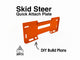 Skid Steer Quick Attach Plate | DIY Welding Project Plans