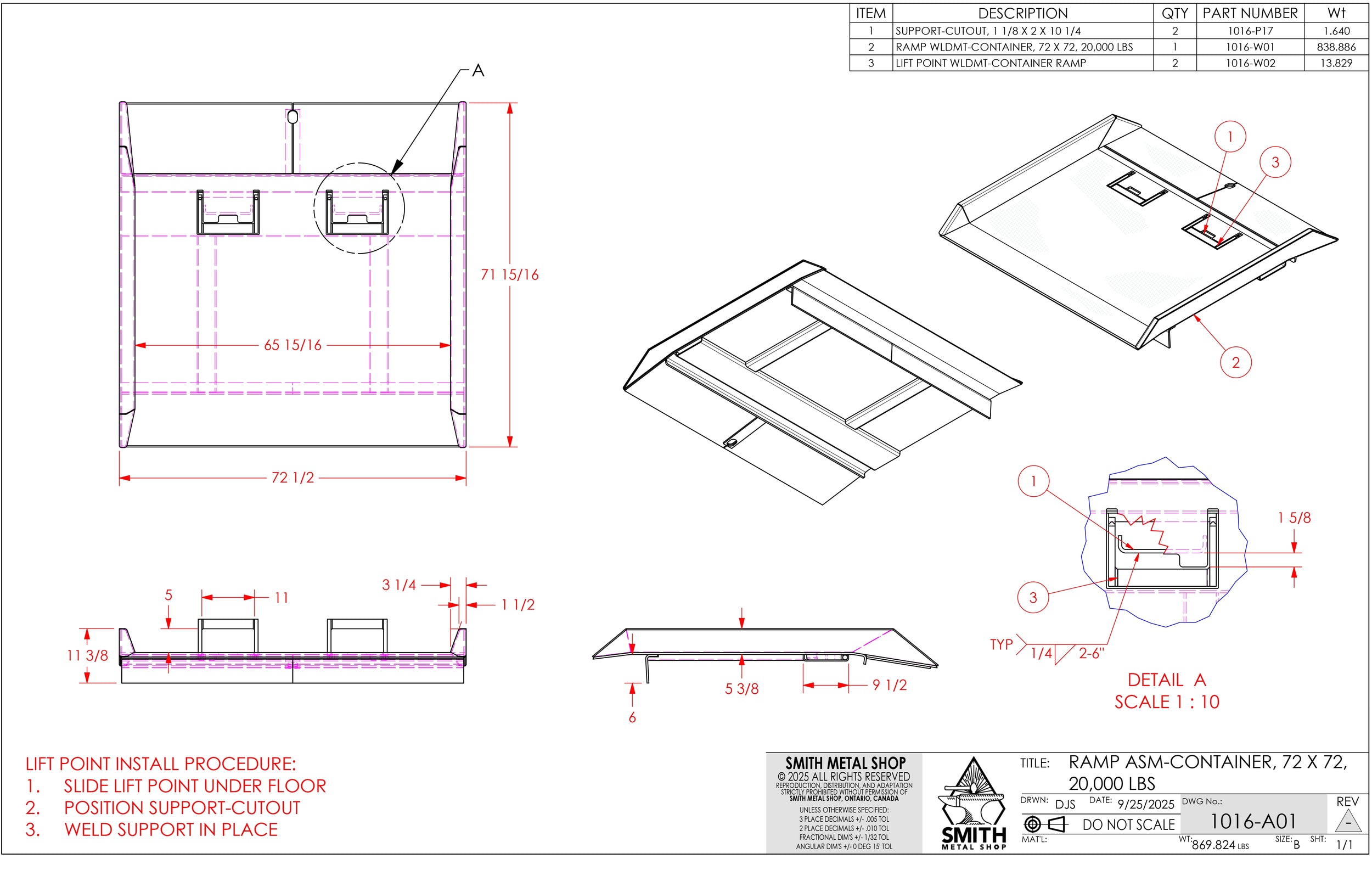 Heavy-Duty Container Ramp For Forklifts – DIY Metalworking Plans Set
