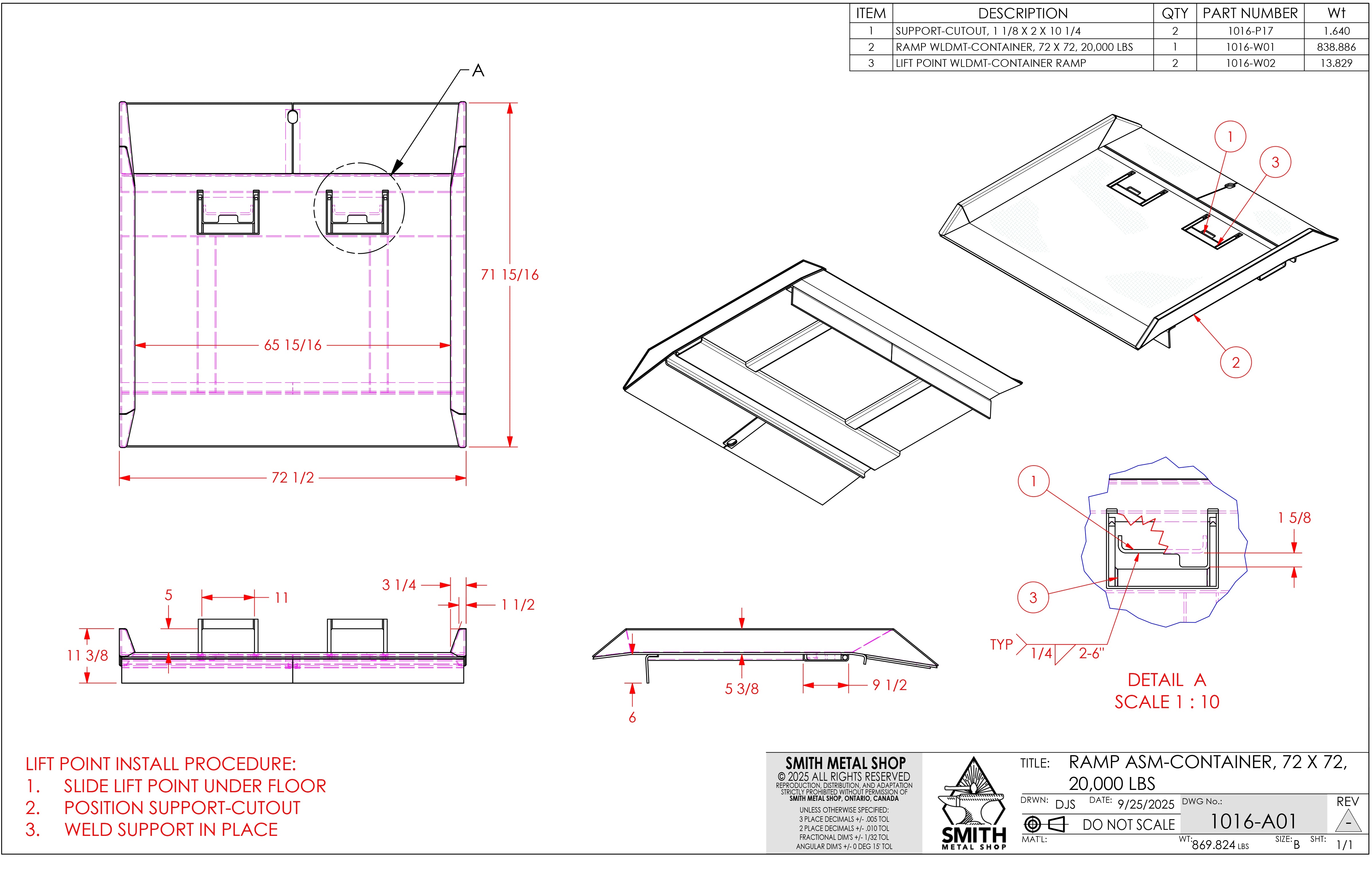 Heavy-Duty Container Ramp For Forklifts – DIY Metalworking Plans Set
